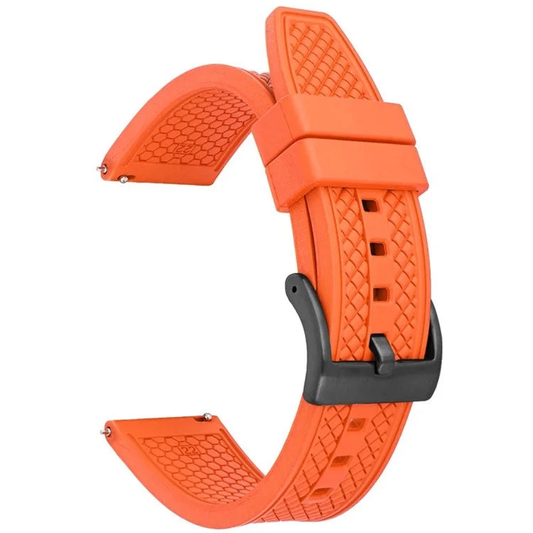 For Samsung / Huawei / Garmin Smart Watch Replacement Strap 20mm Universal Fluorubber Wrist Band
