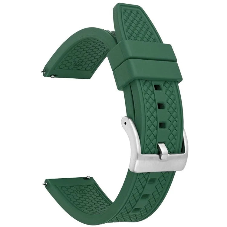 For Huawei Watch GT 4 46mm / GT 4 Pro 22mm Replacement Band Fluorubber Watch Strap