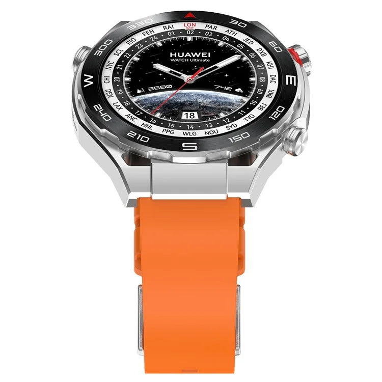 For Garmin Venu 3 / Venu 2 / Vivoactive 4 22mm Watch Band Comfortable Fluororubber Wrist Strap