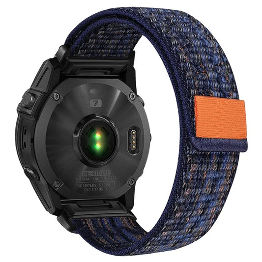 For Garmin Tactix 7 Pro / Fenix 7X / 6X Pro / 5X Plus Universal Watch Strap Nylon Wrist Band 26mm