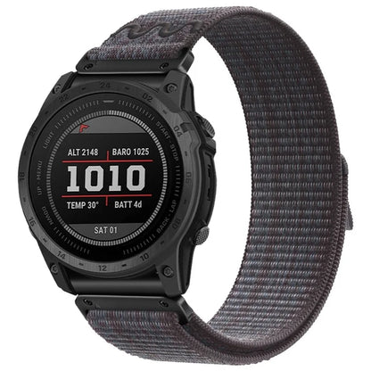 For Garmin Tactix 7 Pro / Fenix 7X / 6X Pro / 5X Plus Universal Watch Strap Nylon Wrist Band 26mm