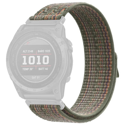 For Garmin Tactix 7 Pro / Fenix 7X / 6X Pro / 5X Plus Universal Watch Strap Nylon Wrist Band 26mm