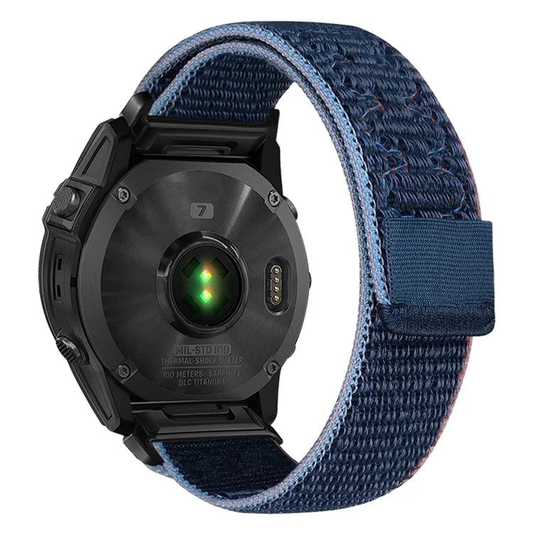 For Garmin Tactix 7 Pro / Fenix 7X / 6X Pro / 5X Plus Universal Watch Strap Nylon Wrist Band 26mm