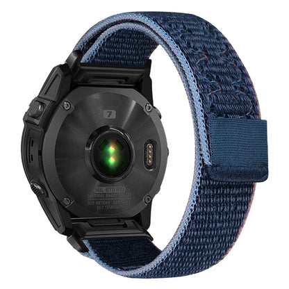 For Garmin Tactix 7 Pro / Fenix 7X / 6X Pro / 5X Plus Universal Watch Strap Nylon Wrist Band 26mm