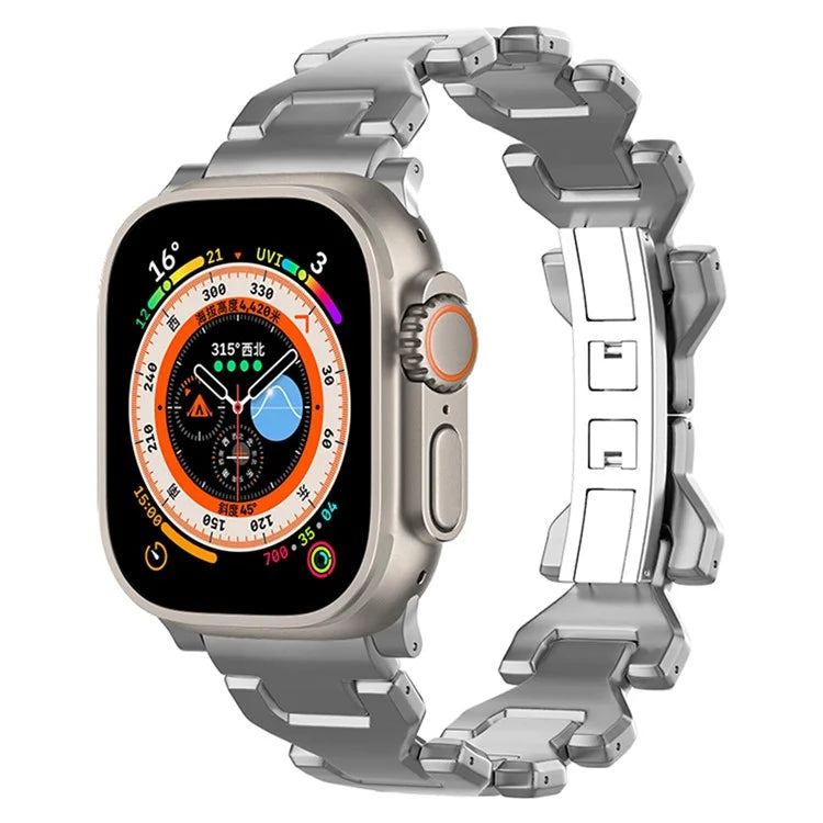 For Apple Watch Series 9 8 7 41mm / 6 5 4 SE (2022) SE (2023) SE 40mm / 3 2 1 38mm Y-Shape Titanium Steel Watch Band