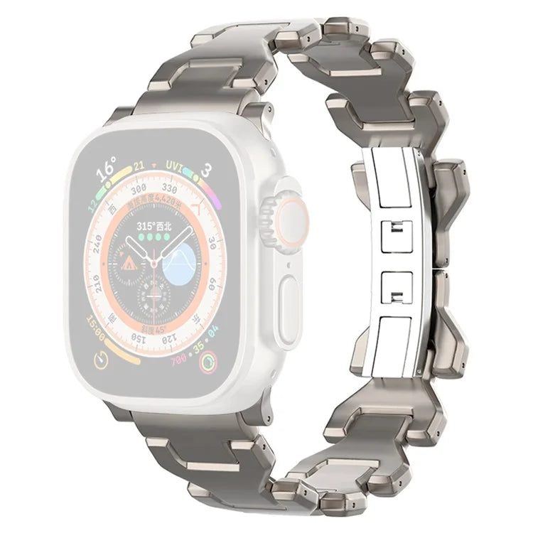 For Apple Watch Series 9 8 7 41mm / 6 5 4 SE (2022) SE (2023) SE 40mm / 3 2 1 38mm Y-Shape Titanium Steel Watch Band