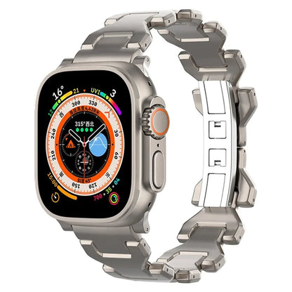 For Apple Watch Series 9 8 7 41mm / 6 5 4 SE (2022) SE (2023) SE 40mm / 3 2 1 38mm Y-Shape Titanium Steel Watch Band
