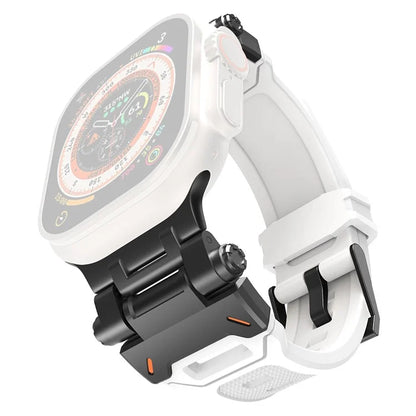 For Apple Watch Ultra 49mm Ultra 2 49mm  /  Series 9 8 7 45mm  /  6 5 4 SE (2023) SE (2022) SE 44mm  /  3 2 1 42mm TPU Wrist Strap