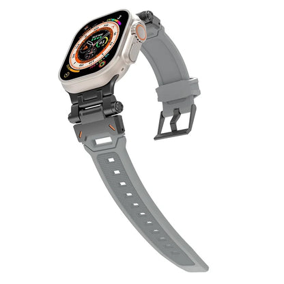 For Apple Watch Ultra 49mm Ultra 2 49mm  /  Series 9 8 7 45mm  /  6 5 4 SE (2023) SE (2022) SE 44mm  /  3 2 1 42mm TPU Wrist Strap