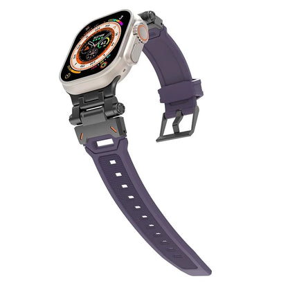 For Apple Watch Ultra 49mm Ultra 2 49mm  /  Series 9 8 7 45mm  /  6 5 4 SE (2023) SE (2022) SE 44mm  /  3 2 1 42mm TPU Wrist Strap