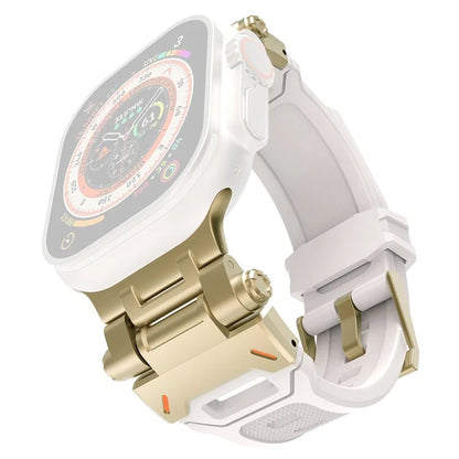For Apple Watch Ultra 49mm Ultra 2 49mm  /  Series 9 8 7 45mm  /  6 5 4 SE (2023) SE (2022) SE 44mm  /  3 2 1 42mm TPU Wrist Strap
