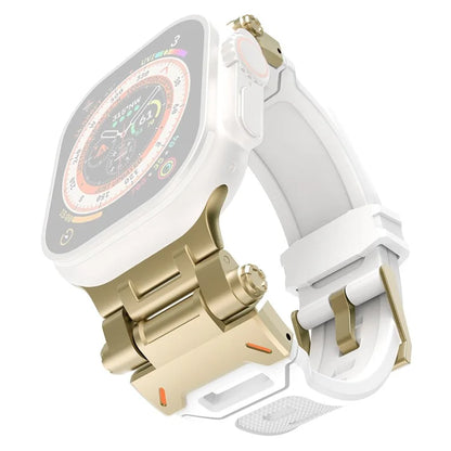 For Apple Watch Ultra 49mm Ultra 2 49mm  /  Series 9 8 7 45mm  /  6 5 4 SE (2023) SE (2022) SE 44mm  /  3 2 1 42mm TPU Wrist Strap