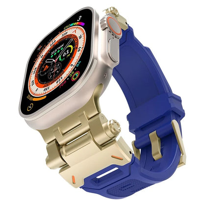 For Apple Watch Ultra 49mm Ultra 2 49mm  /  Series 9 8 7 45mm  /  6 5 4 SE (2023) SE (2022) SE 44mm  /  3 2 1 42mm TPU Wrist Strap
