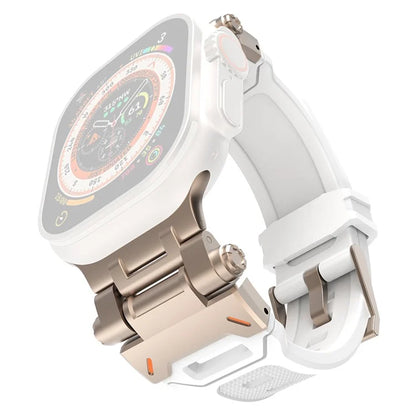 For Apple Watch Ultra 49mm Ultra 2 49mm  /  Series 9 8 7 45mm  /  6 5 4 SE (2023) SE (2022) SE 44mm  /  3 2 1 42mm TPU Wrist Strap
