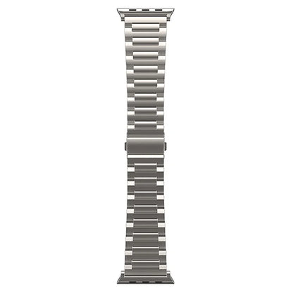 For Apple Watch Ultra 49mm Ultra 2 49mm / Series 9 8 7 45mm / 6 5 4 SE (2023) SE (2022) SE 44mm / 3 2 1 42mm Titanium Steel Wrist Band