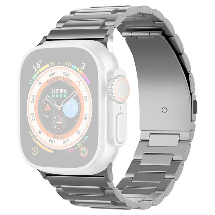 For Apple Watch Series 9 8 7 41mm / 6 5 4 SE (2022) SE (2023) SE 40mm / 3 2 1 38mm Titanium Steel Wrist Band