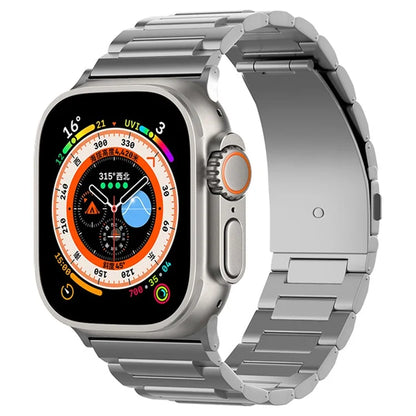 For Apple Watch Series 9 8 7 41mm / 6 5 4 SE (2022) SE (2023) SE 40mm / 3 2 1 38mm Titanium Steel Wrist Band