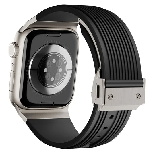 For Apple Watch Ultra 2 Ultra 49mm / 9 8 7 45mm / 6 5 4 SE (2023) SE (2022) SE 44mm / 3 2 1 42mm Silicone Watch Band