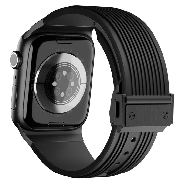 For Apple Watch Ultra 2 Ultra 49mm / 9 8 7 45mm / 6 5 4 SE (2023) SE (2022) SE 44mm / 3 2 1 42mm Silicone Watch Band