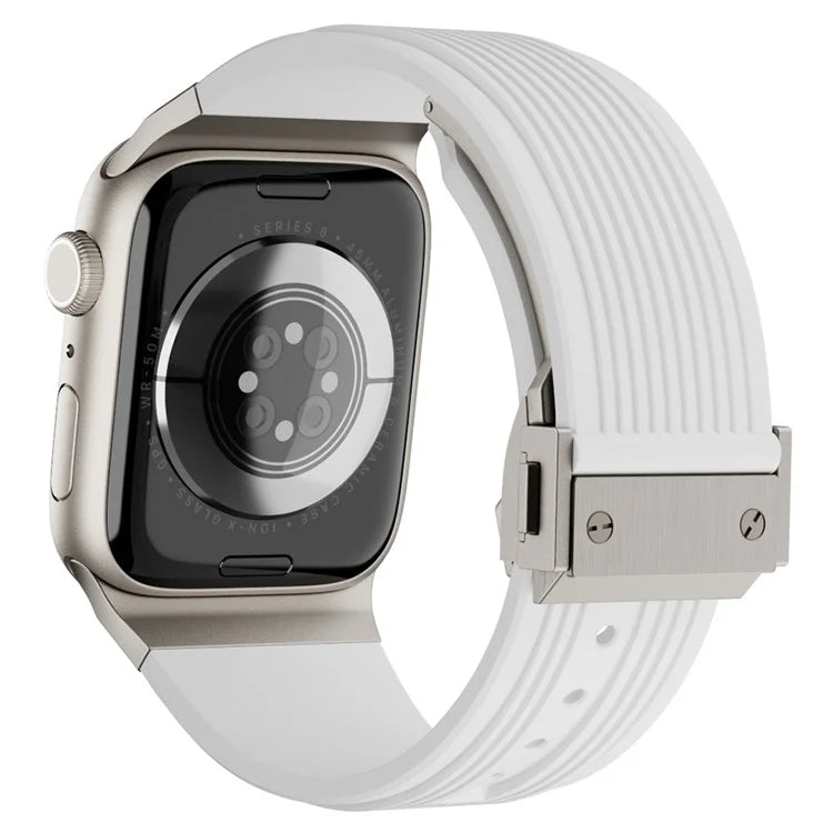 For Apple Watch Ultra 2 Ultra 49mm / 9 8 7 45mm / 6 5 4 SE (2023) SE (2022) SE 44mm / 3 2 1 42mm Silicone Watch Band