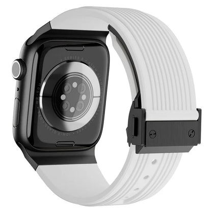 For Apple Watch Ultra 2 Ultra 49mm / 9 8 7 45mm / 6 5 4 SE (2023) SE (2022) SE 44mm / 3 2 1 42mm Silicone Watch Band