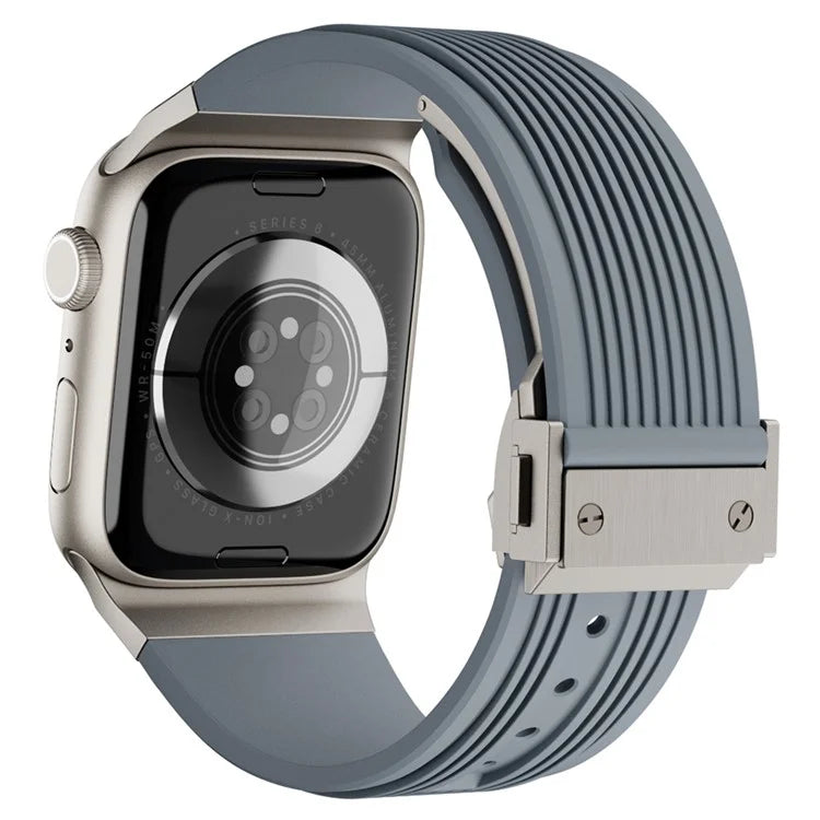 For Apple Watch Ultra 2 Ultra 49mm / 9 8 7 45mm / 6 5 4 SE (2023) SE (2022) SE 44mm / 3 2 1 42mm Silicone Watch Band