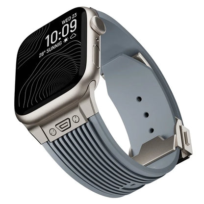 For Apple Watch Ultra 2 Ultra 49mm / 9 8 7 45mm / 6 5 4 SE (2023) SE (2022) SE 44mm / 3 2 1 42mm Silicone Watch Band