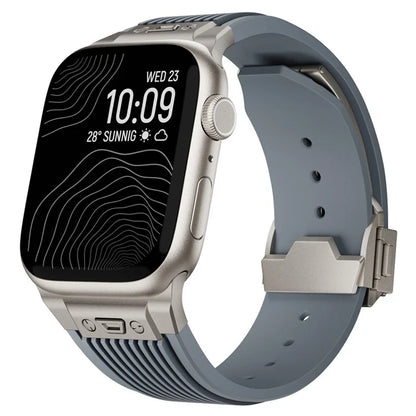 For Apple Watch Ultra 2 Ultra 49mm / 9 8 7 45mm / 6 5 4 SE (2023) SE (2022) SE 44mm / 3 2 1 42mm Silicone Watch Band