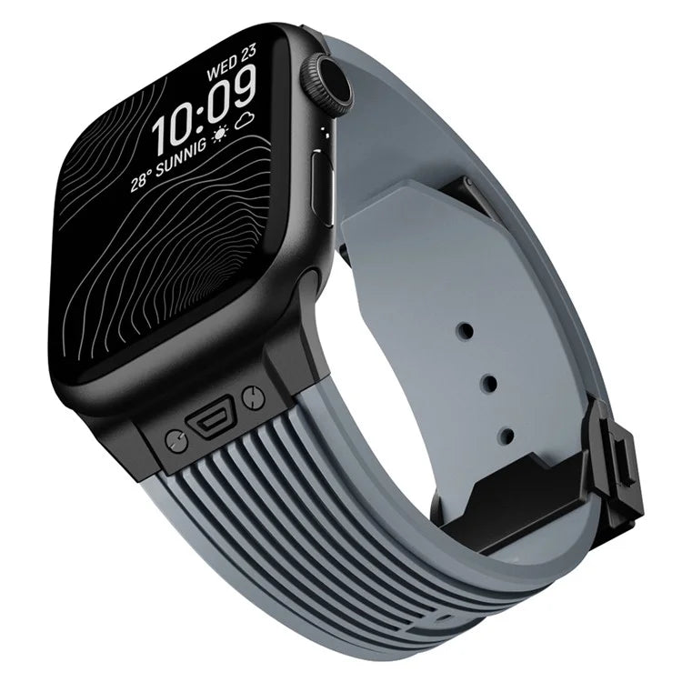 For Apple Watch Ultra 2 Ultra 49mm / 9 8 7 45mm / 6 5 4 SE (2023) SE (2022) SE 44mm / 3 2 1 42mm Silicone Watch Band
