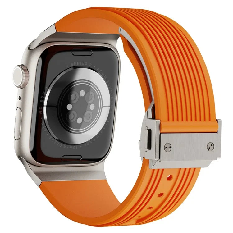For Apple Watch Ultra 2 Ultra 49mm / 9 8 7 45mm / 6 5 4 SE (2023) SE (2022) SE 44mm / 3 2 1 42mm Silicone Watch Band