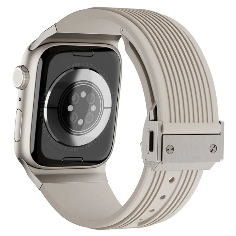 For Apple Watch Ultra 2 Ultra 49mm / 9 8 7 45mm / 6 5 4 SE (2023) SE (2022) SE 44mm / 3 2 1 42mm Silicone Watch Band