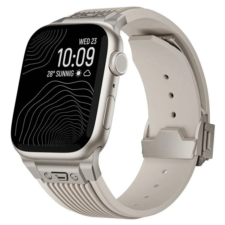 For Apple Watch Ultra 2 Ultra 49mm / 9 8 7 45mm / 6 5 4 SE (2023) SE (2022) SE 44mm / 3 2 1 42mm Silicone Watch Band