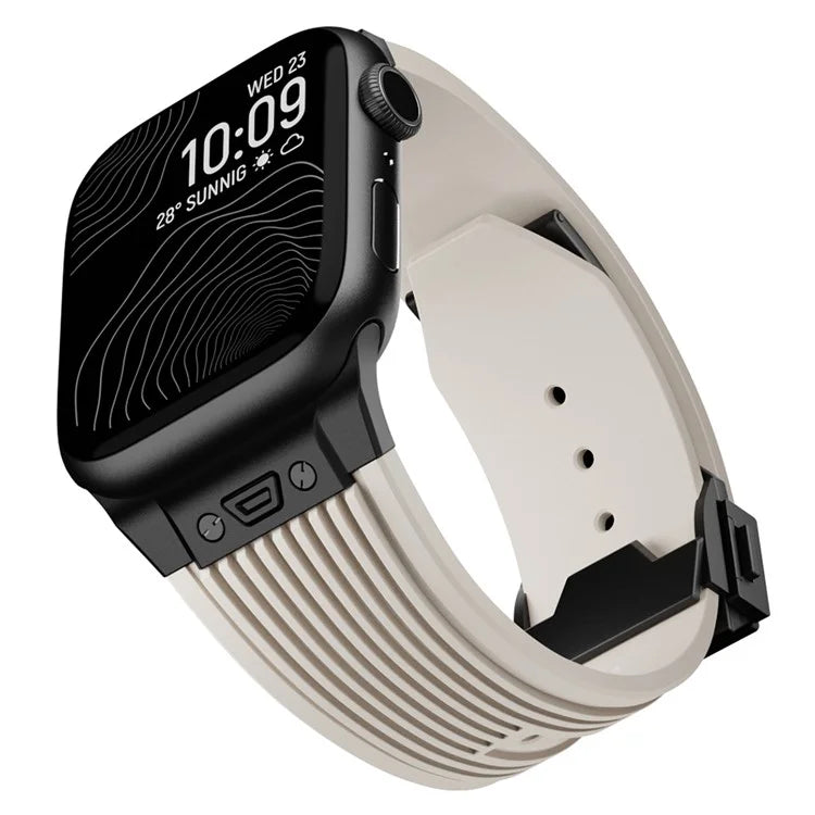 For Apple Watch Ultra 2 Ultra 49mm / 9 8 7 45mm / 6 5 4 SE (2023) SE (2022) SE 44mm / 3 2 1 42mm Silicone Watch Band