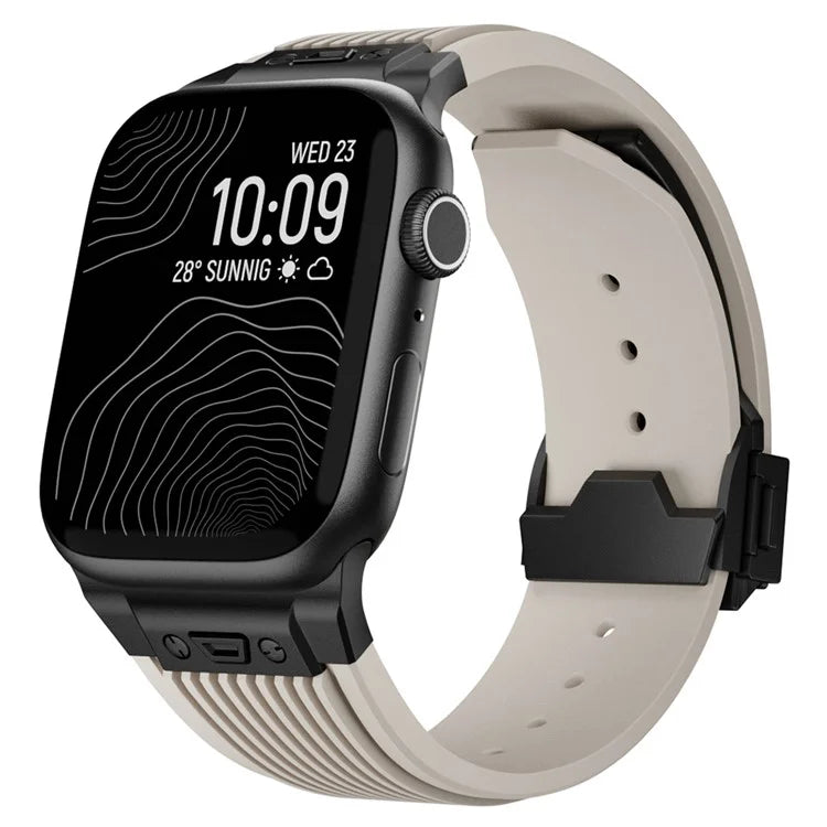 For Apple Watch Ultra 2 Ultra 49mm / 9 8 7 45mm / 6 5 4 SE (2023) SE (2022) SE 44mm / 3 2 1 42mm Silicone Watch Band