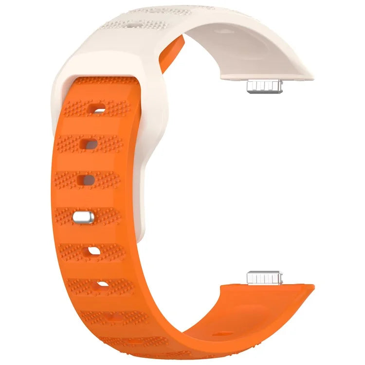 For Huawei Watch Fit 3 Silicone Watch Strap Dots Design Adjustable Wrist Band