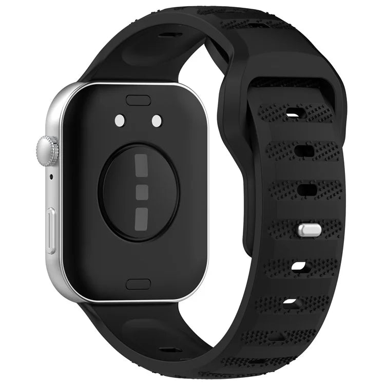 For Huawei Watch Fit 3 Silicone Watch Strap Dots Design Adjustable Wrist Band