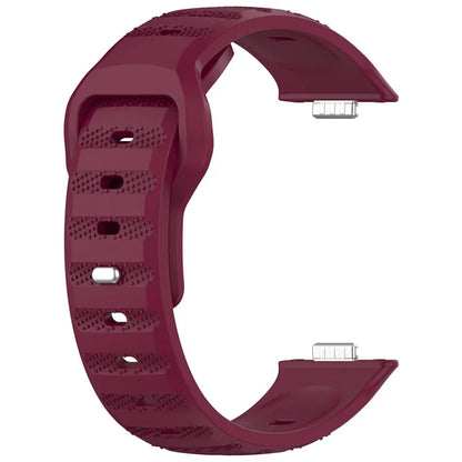 For Huawei Watch Fit 3 Silicone Watch Strap Dots Design Adjustable Wrist Band