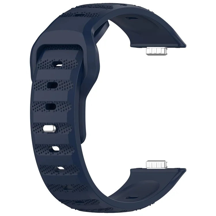 For Huawei Watch Fit 3 Silicone Watch Strap Dots Design Adjustable Wrist Band