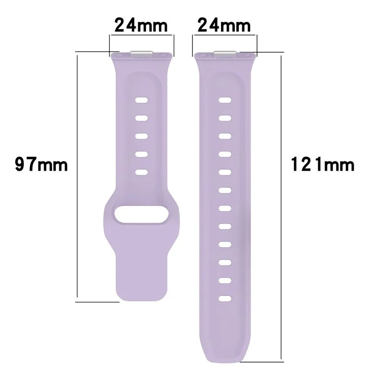 For Huawei Watch Fit 3 Silicone Watch Strap Dots Design Adjustable Wrist Band