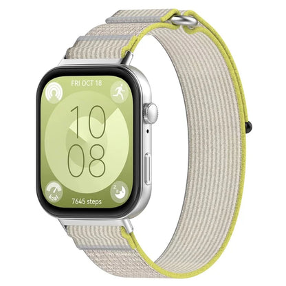 For Huawei Watch Fit 3 Wrist Watch Band Nylon Comfortable Strap Replacement