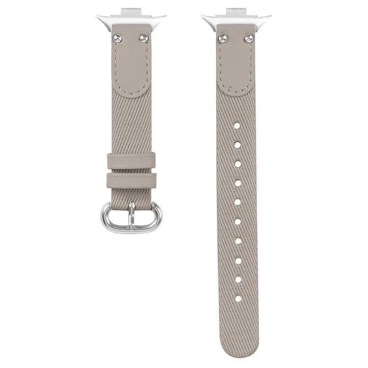 For Xiaomi Redmi Watch 4 Nylon Canvas Watch Strap Multiple Holes Design Watch Band