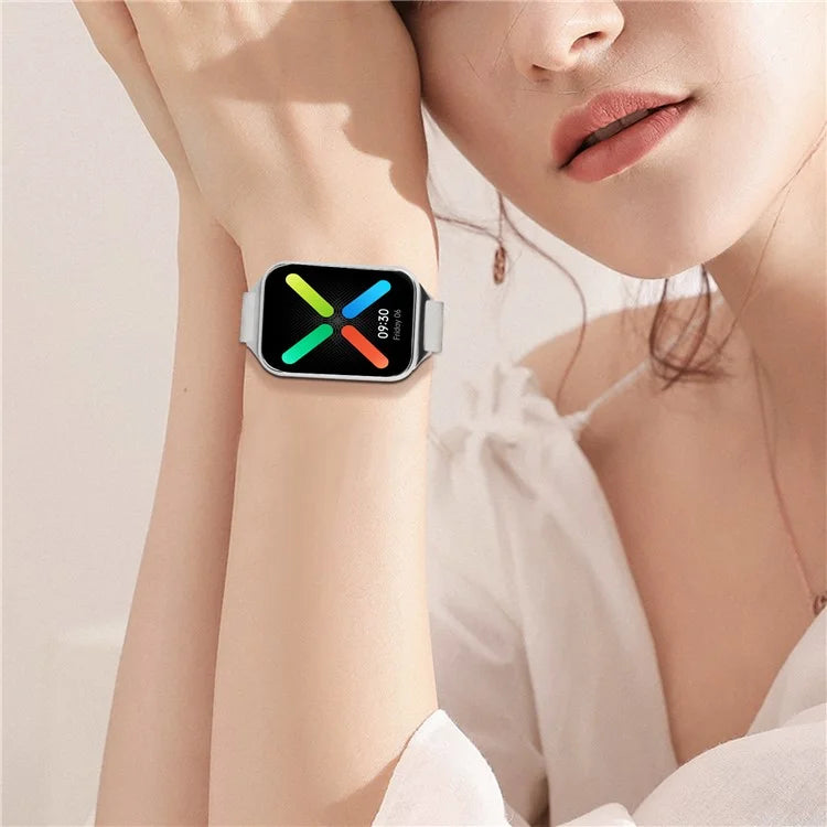 For Xiaomi Redmi Watch 4 Nylon Canvas Watch Strap Multiple Holes Design Watch Band