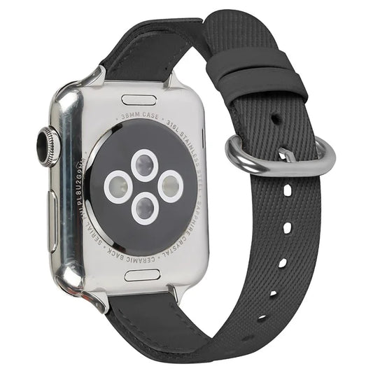 Nylon Braided Strap for Apple Watch Series 9 8 7 41mm / 6 5 4 SE (2022) SE (2023) SE 40mm / 3 2 1 38mm Wrist Band