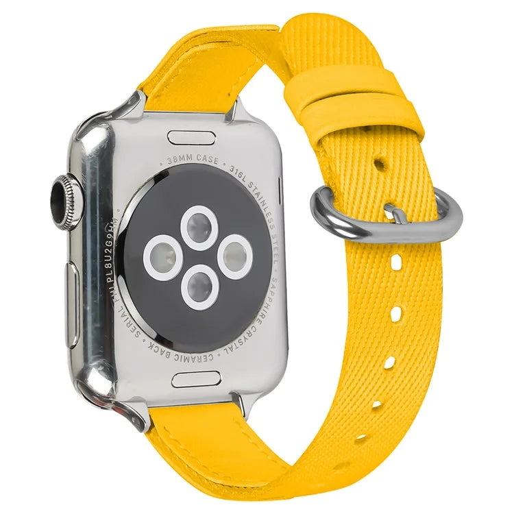 Nylon Braided Strap for Apple Watch Series 9 8 7 41mm / 6 5 4 SE (2022) SE (2023) SE 40mm / 3 2 1 38mm Wrist Band