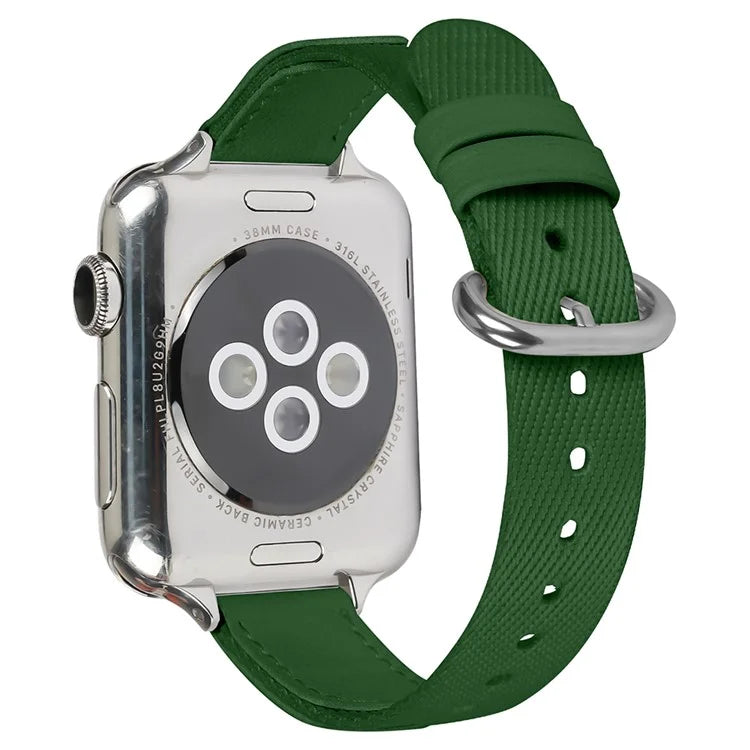 Nylon Braided Strap for Apple Watch Series 9 8 7 41mm / 6 5 4 SE (2022) SE (2023) SE 40mm / 3 2 1 38mm Wrist Band