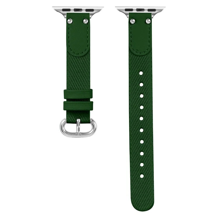 Nylon Braided Strap for Apple Watch Series 9 8 7 41mm / 6 5 4 SE (2022) SE (2023) SE 40mm / 3 2 1 38mm Wrist Band