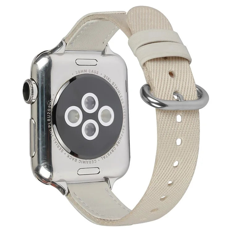 Nylon Braided Strap for Apple Watch Series 9 8 7 41mm / 6 5 4 SE (2022) SE (2023) SE 40mm / 3 2 1 38mm Wrist Band