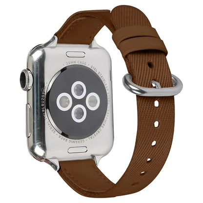 Nylon Braided Strap for Apple Watch Series 9 8 7 41mm / 6 5 4 SE (2022) SE (2023) SE 40mm / 3 2 1 38mm Wrist Band