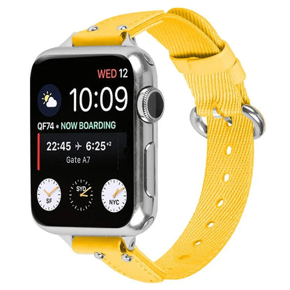 Nylon Braided Strap for Apple Watch Ultra Ultra 2 49mm / 9 8 7 45mm / 6 5 4 SE (2022) SE (2023) SE 44mm / 3 2 1 42mm Wrist Band