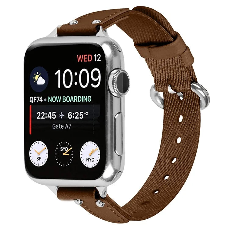 Nylon Braided Strap for Apple Watch Ultra Ultra 2 49mm / 9 8 7 45mm / 6 5 4 SE (2022) SE (2023) SE 44mm / 3 2 1 42mm Wrist Band